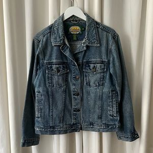 VINTAGE 90s CABELAS Jean Jacket M